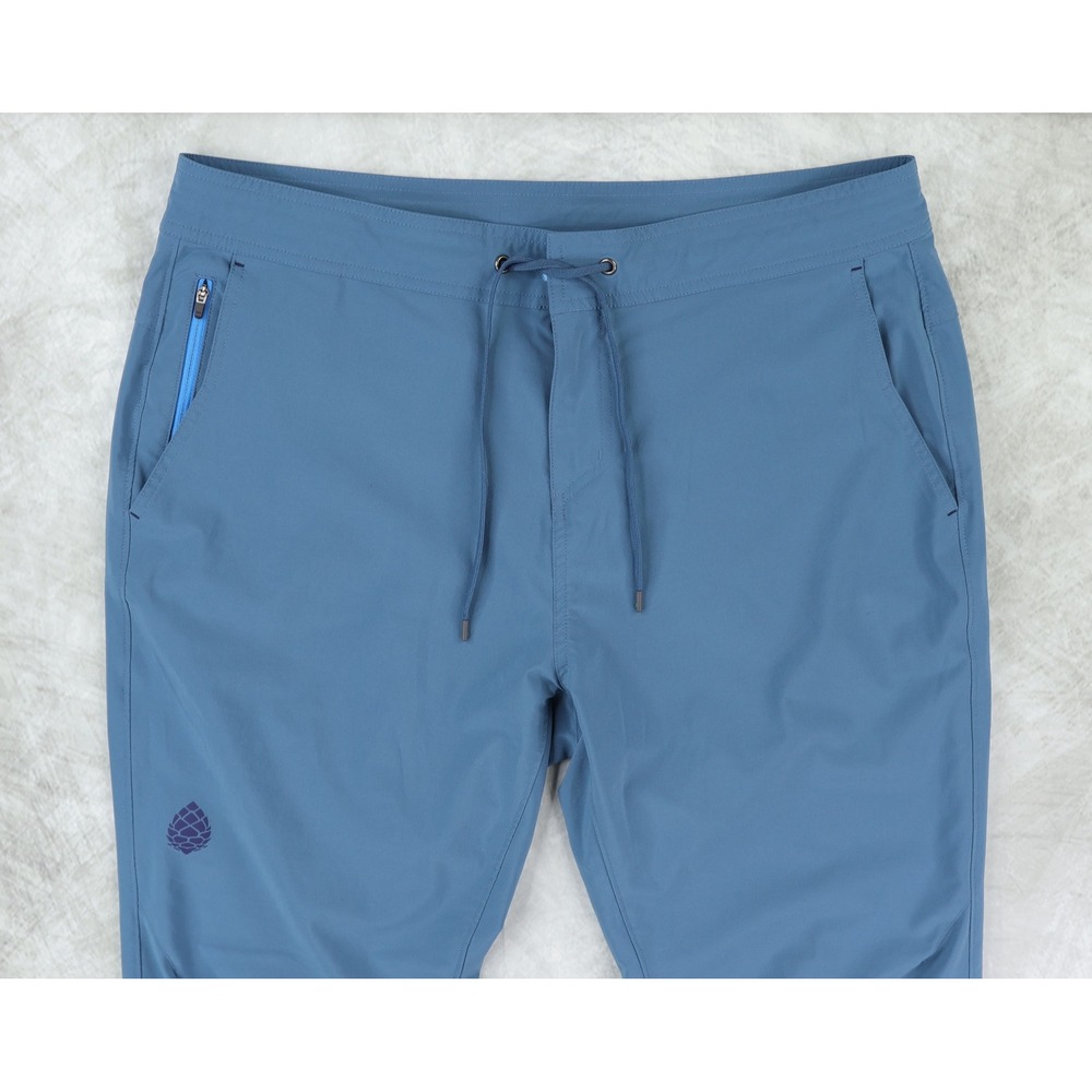 Stio Pants Men's Size 36 Blue Hiking Softshell Stretch Outdoor Trail Style #2328 - Picture 3 of 12